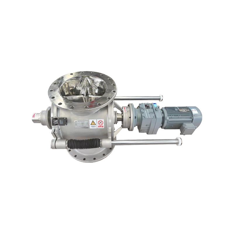 Anti-Stuck Rotary Valve With Offset Inlet And Outlet