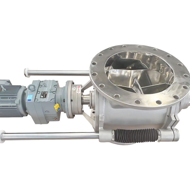 Anti-Stuck Rotary Valve With Offset Inlet And Outlet